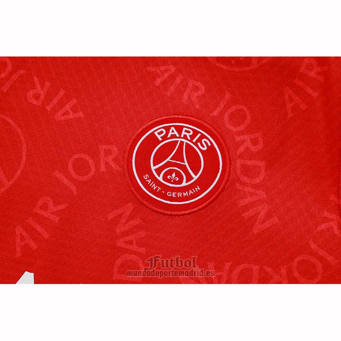 Chandal del Paris Saint-Germain Jordan Manga Corta 2024-2025 Rojo - Pantalon Corto